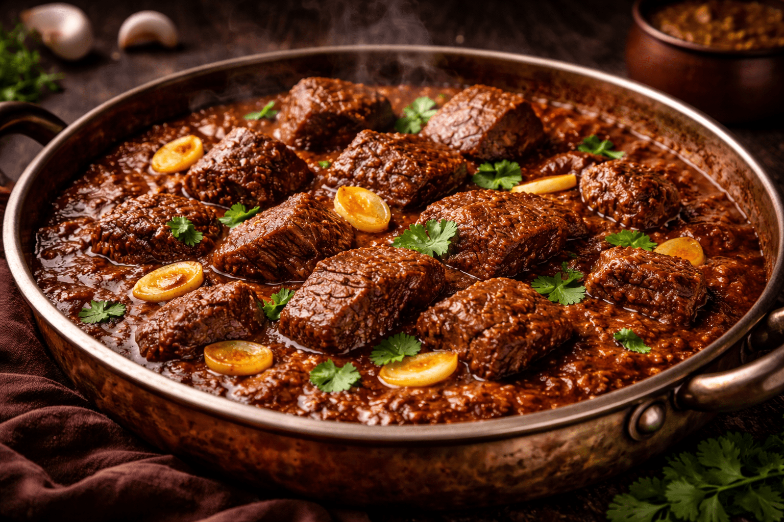 Garlic Beef Masala